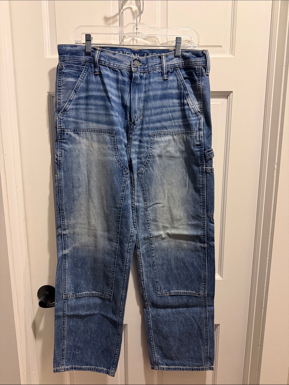 American Eagle Outfitters Faded Blue Carpenter Jeans